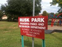 Park Sign