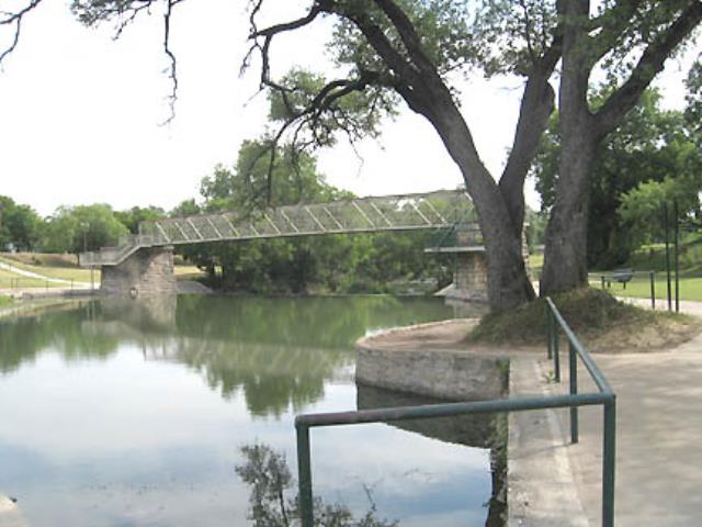 Bridge over the creek.