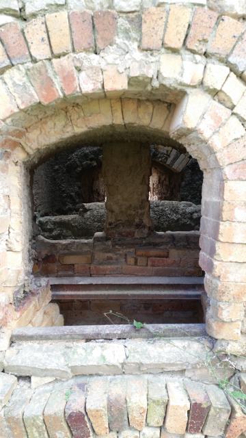 Inside of the kiln