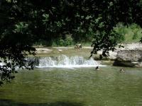 Hidden Falls provide the most tranquil falls along Bull Creek.