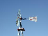 Look for this windmill next to the main trailhead at the park. It's behind the activity center and fire station.